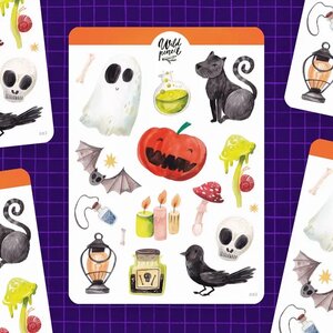 Wild Pencil Studio Planner sticker sheet - Halloween