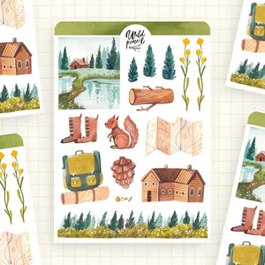 Wild Pencil Studio Planner sticker sheet - Explorer 