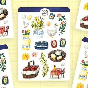 Wild Pencil Studio Planner sticker sheet - Cottagecore Spring