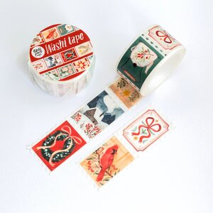 Wild Pencil Studio Washi Tape - Christmas Stamps