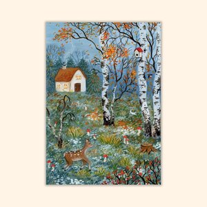 Asia Spettel A6 Postcard - Between the Seasons