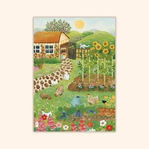 Asia Spettel A6 Postcard - Farmhouse