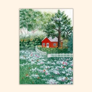 Asia Spettel A6 Postcard - Sunflower Garden