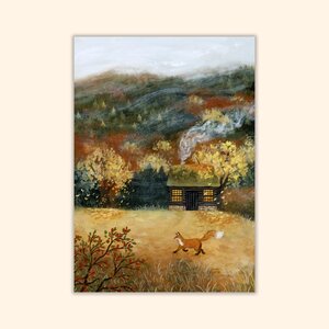 Asia Spettel A6 Postcard - Misty Forest