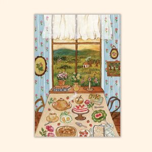 Asia Spettel A6 Postcard - Grandma's house