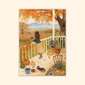 Asia Spettel A6 Postcard - Magic of October