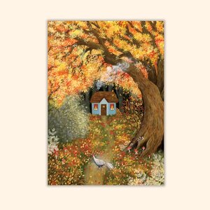 Asia Spettel A6 Postcard - Silver pheasant
