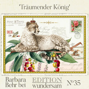 Edition Wundersam Postcard 35 - Dreaming King