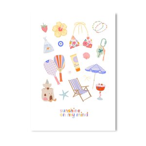 Postcard Only Happy Things | Sunshine on my mind