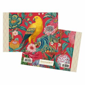 Mini Geïllustreerd notebook Gwenaëlle Trolez Créations - Parrot