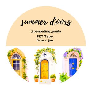 Summer Doors - PRE-CUT PET-tape by Penpaling Paula