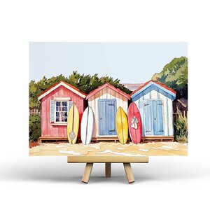 Changing Cabins Postcard by Penpaling Paula