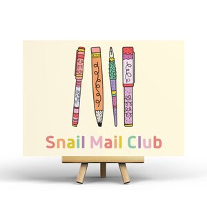 Snailmail Club Postcard by Penpaling Paula