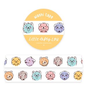 Dog Dots Washi Tape - Little Lefty Lou 