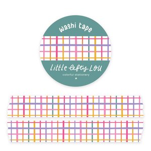 Colorful Grid Washi Tape - Little Lefty Lou 