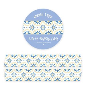 Mediterranean Tiles Pattern Washi Tape - Little Lefty Lou 