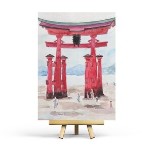Torii Gate Postcard by Penpaling Paula