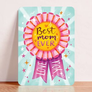 Postcard Best Mom Ever - Aniet Illustration