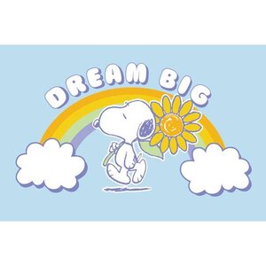 A6 Postcard Peanuts - Snoopy and Woodstock 