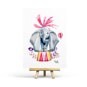 Elephant - Postcard by Penpaling Paula