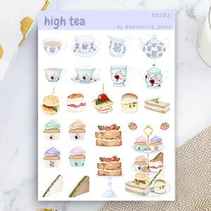 High Tea - Sticker Sheet by Penpaling Paula