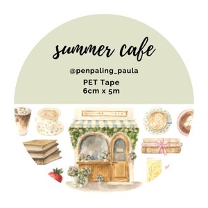 Summer Cafe - PRE-CUT PET-tape by Penpaling Paula