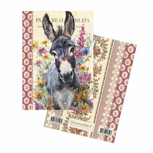 Illustrated little notebook Gwenaëlle Trolez Créations - Donkey