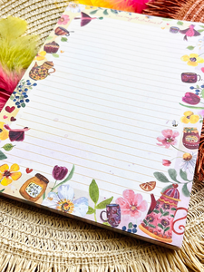 A5 Notepad Sweet Teaparty - Romyillustrations