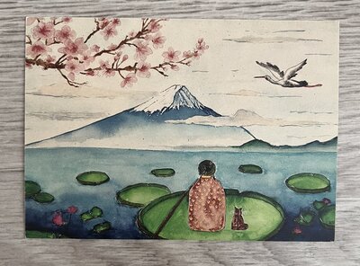 Wildgardens Postcard - Japan