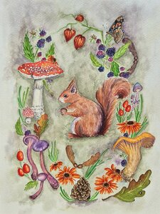 Wildgardens Postcard - Autumn
