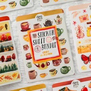 Wild Pencil Studio Planner sticker sheet BUNDLE - Cozy autumn