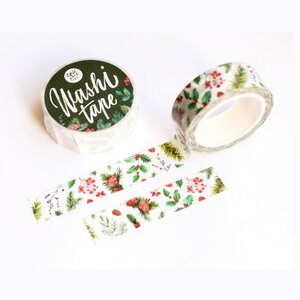 Wild Pencil Studio Washi Tape - Christmas foliage