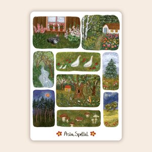 Asia Spettel Stickersheet - Summer Time