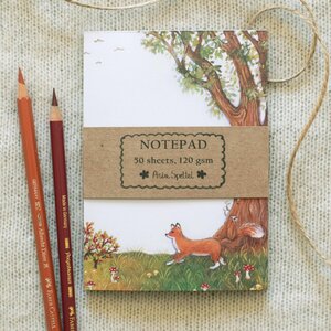 Asia Spettel Notepad - Fox in the Forest