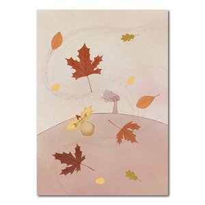 Studio Kvinna A6 Postcard - Leaves