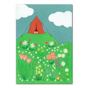 Studio Kvinna A6 Postcard - Flower meadow