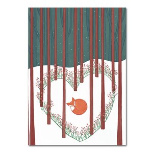 Studio Kvinna A6 Postcard - Heart of the Forest