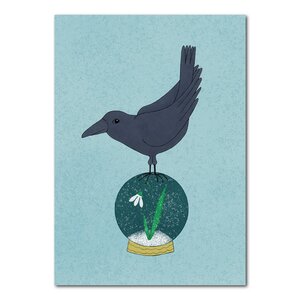 Studio Kvinna A6 Postcard - Snowdrop