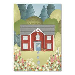 Studio Kvinna A6 Postcard - Swedish House