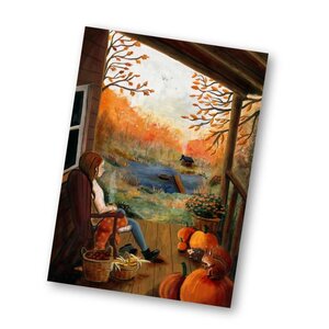 A6 Postkarte Esther Bennink - De veranda