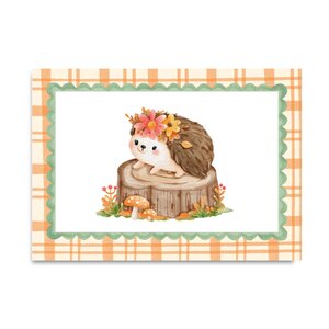 Postcard Only Happy Things | Hedgehog