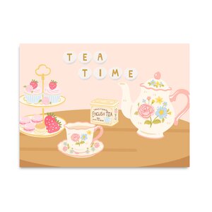 Postcard Only Happy Things | Tea Time