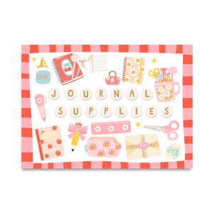 Postcard Only Happy Things | Journal Supplies