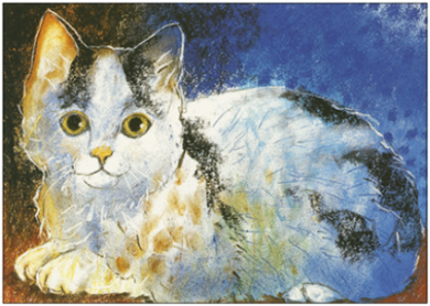 Postcard Loes Botman | Kitten
