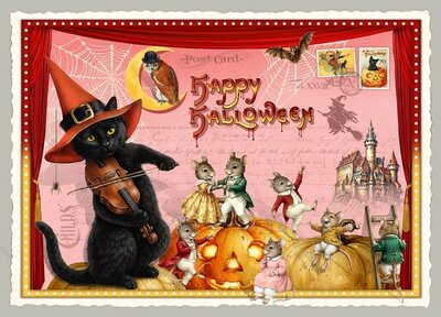 Edition Wundersam Postcard 37 - Happy Halloween