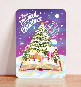 Postcard Have a Magical Christmas - Aniet Illustration