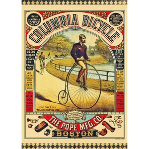 Postcard Gwenaëlle Trolez Créations - Columbia Bicycle