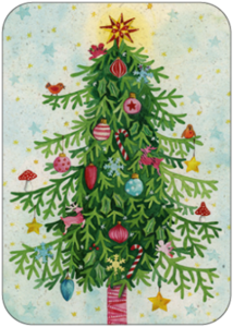 Postcard | Christmas tree