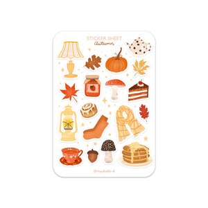 A6 Stickersheet by Muchable |  herfst/autumn - cute items