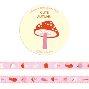 Cute Autumn Washi Tape - Muchable